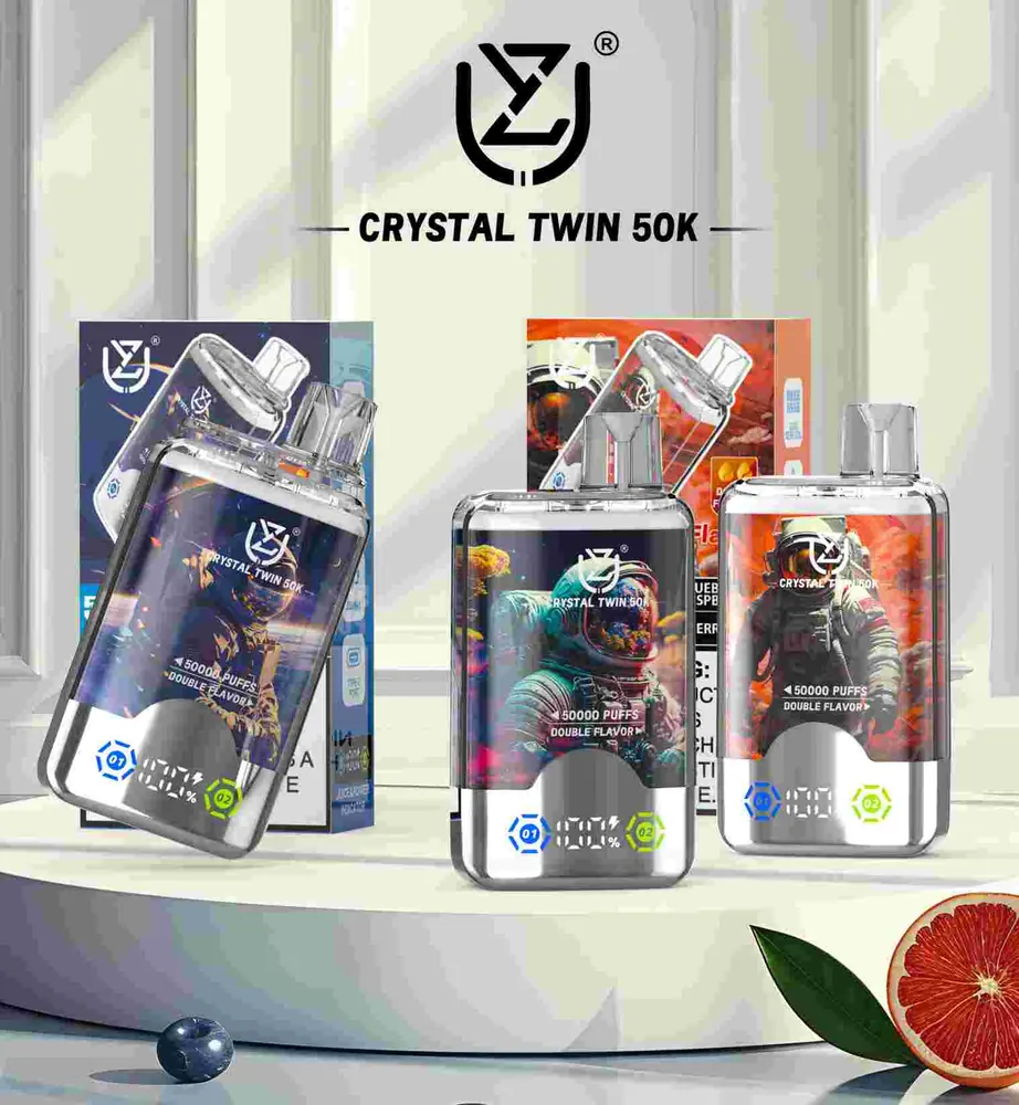 UZY CRYSTAL TWIN 50000
(Double Flavors)