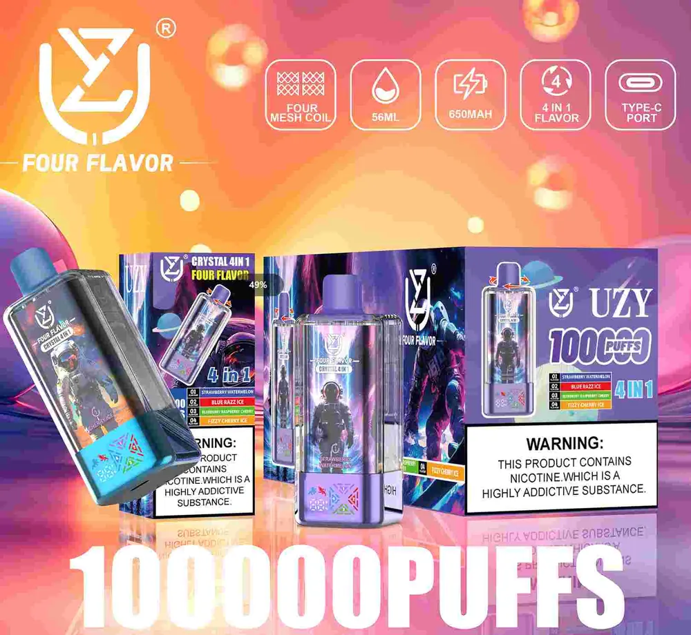 UZY Crystal 4 in 1
100K
（Four Flavors）